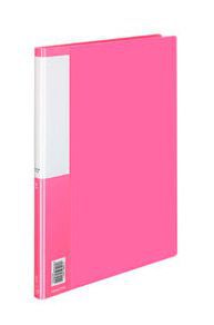 Папка Kokuyo Posity, металлический зажим, пластик, 0.7 мм, цвет: розовый, A4