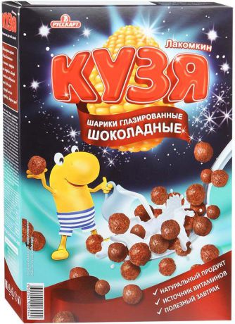 Шарики шоколадные мультизерновые Кузя Лакомкин, 215 г