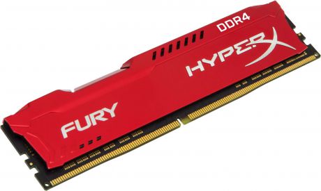 Модуль оперативной памяти Kingston HyperX Fury DDR4 DIMM, 16GB, 3466MHz, CL19, HX434C19FR/16, red
