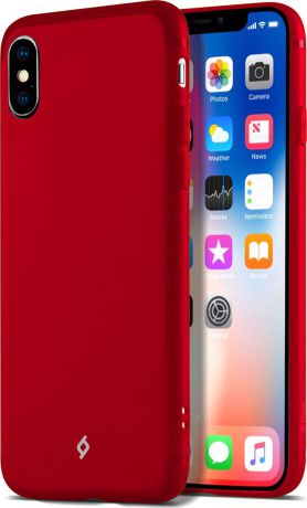 Чехол для сотового телефона TTEC AirFlex для iPhone X, 2PNS137K, красный