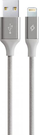 Кабель TTEC Alumi Apple Lightning - USB, серый