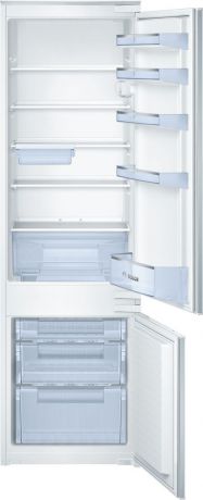 Холодильник Bosch KIV38V20RU, встраиваемый, двухкамерный, белый