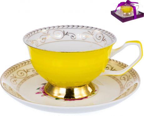 Чайная пара Balsford Палитра "Желтый розарий", 149-04026, 2 предмета