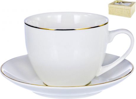 Чайная пара Balsford "Грация", 101-01014, белый, золотой, 2 предмета