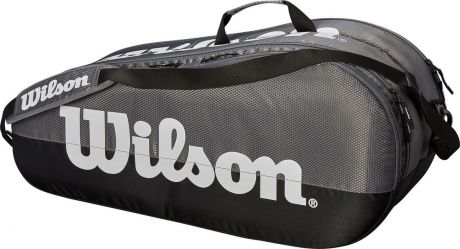 Сумка для ракеток Wilson Team 2 Comp, WRZ854909, серый