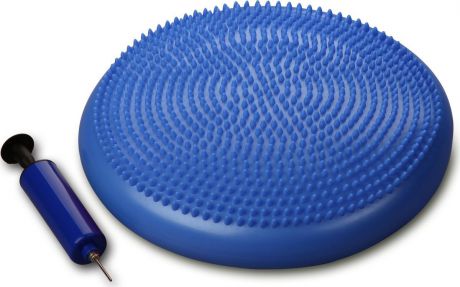 Диск массажный балансировочный Indigo "Равновесие", 00027665, с насосом, синий, диаметр 33 см