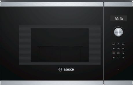 Встраиваемая микроволновая печь Bosch BEL524MS0, серебристый, черный