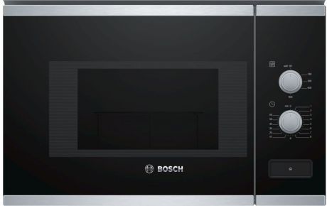 Встраиваемая микроволновая печь Bosch BFL520MS0, серебристый, черный