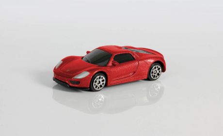 Машинка Uni-Fortune Toys RMZ City Porsche 918 Spyder, 1:64, 344027S-RD, красный