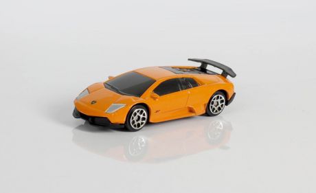 Машинка Uni-Fortune Toys RMZ City Lamborghini Murcielago LP670-4, масштаб 1:64, 344997S-OR, оранжевый