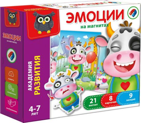 Обучающая игра Vladi Toys Академия развития "Эмоции на магнитах", VT5422-01
