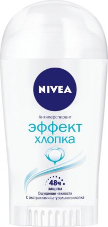 Дезодорант Nivea "Эффект хлопка", стик, 40 мл