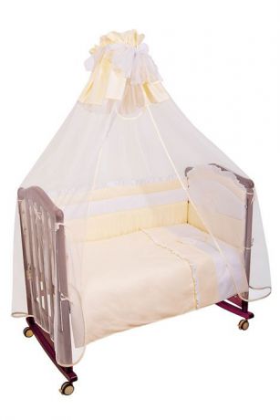 Комплект детского постельного белья "Пушистик", цвет: бежевый, 3 предмета