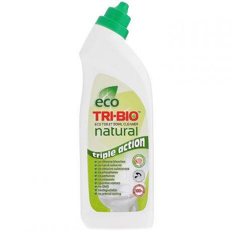 Натуральное средство для чистки унитазов "Tri-Bio", 710 мл