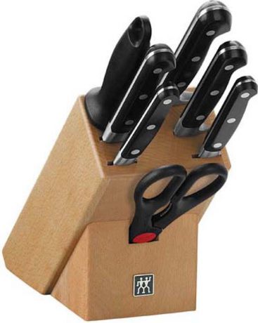 Набор ножей Zwilling "Professional S", 7 предметов, на подставке. 35662-000