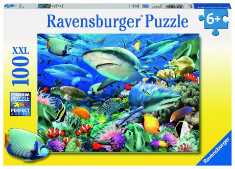 Пазл Ravensburger "Акулы" XXL 100 шт коробка арт.10951