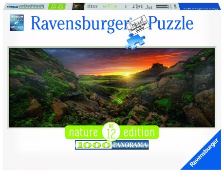 Пазл RAVENSBURGER "Солнце над Исландией" 1000 шт арт. 15094