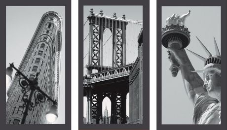 Пазл RAVENSBURGER "Воспоминания о Нью-Йорке" 3х500 шт арт. 16293