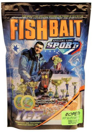 Прикормка для холодной воды FishBait "Ice-Sport. Форель", зимняя, 0,75 кг