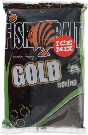 Прикормка для холодной воды FishBait "Ice Gold. Плотва темная", зимняя, 1 кг
