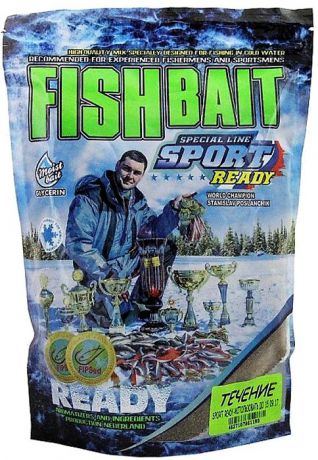 Прикормка для холодной воды FishBait "Ready Sport. Течение", зимняя, 0,75 кг