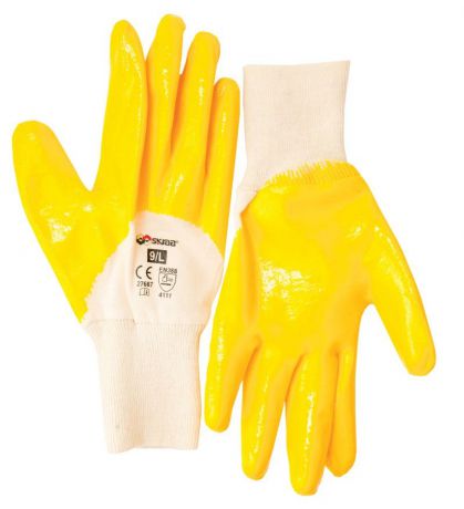 Перчатки защитные Libman Перчатки хлопок с нитрил. глад. покрытием 10/XL 27668