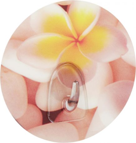 Крючок для ванной Kleber Home Цветок, на силиконовом креплении, kle-hm026, желтый