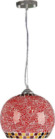 Подвесной светильник BayerLux Аиша, E27, 40W, 2437323, красный, 25 х 25 х 27 см
