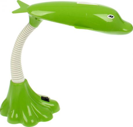Настольный светильник Risalux Дельфин, 9W, 837932, зеленый, 18 х 14 х 32 см