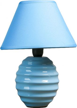 Настольный светильник Risalux Гармонь, E14, 25W, 3733951, голубой, 17 х 17 х 24 см