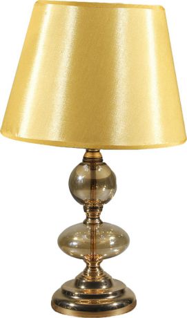 Настольный светильник Risalux Шанс, E27, 25W, 3723504, золотой, 30,5 х 30,5 х 49,5 см