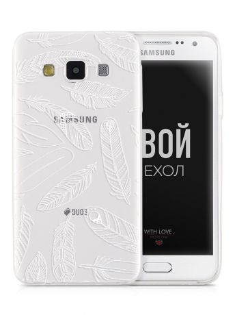Чехол для сотового телефона With love. Moscow "Art design" для Samsung Galaxy A5 (2015), прозрачный