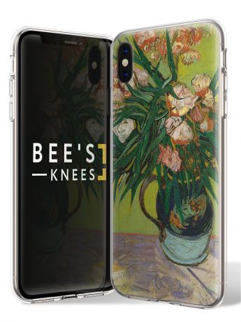 Чехол для сотового телефона With love. Moscow "Art design" для Apple iPhone X / Apple iPhone XS, зеленый