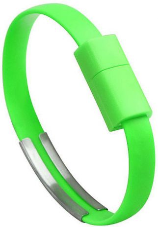 IQ Format, Green кабель-браслет USB-micro USB