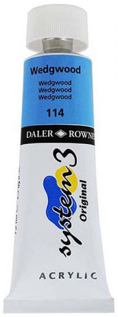 Daler Rowney Краска акриловая System 3 цвет фарфоровый синий 59 мл