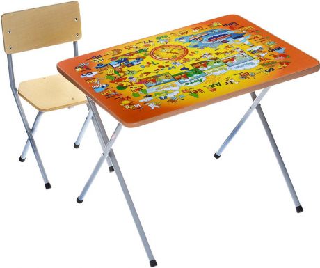 Набор детской складной мебели Фея "Досуг. Алфавит", цвет: оранжевый