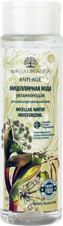 Вода мицеллярная Karelia Organica Anti Age Увлажняющая, для сухой и чувствительной кожи, 250 мл
