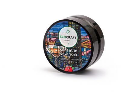 Крем для ухода за кожей ECOCRAFT Cosmetics рук с витаминами и АНА-кислотами "Sunset in New York" Закат в Нью-Йорке, 60 мл