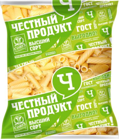 Макароны Честный продукт "Трубочки", 400 г