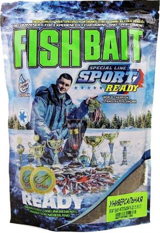 Прикормка для холодной воды FishBait "Ready Sport", универсальная, зимняя, 0,75 кг