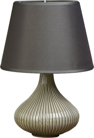 Настольный светильник Risalux Мелиана, E14, 40W, 3677651, серый, 22 х 22 х 32 см