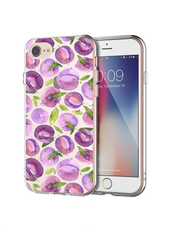 Чехол для сотового телефона UVOO "Art design" для Apple iPhone 7/8, фиолетовый