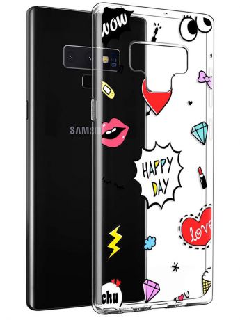 Чехол для сотового телефона With love. Moscow "Art design" для Samsung Galaxy Note 9, прозрачный
