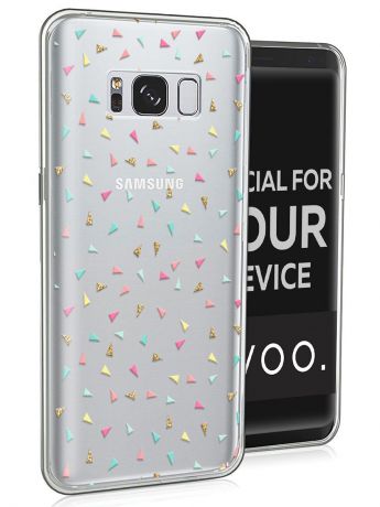 Чехол для сотового телефона UVOO "Art design" для Samsung Galaxy S8, прозрачный