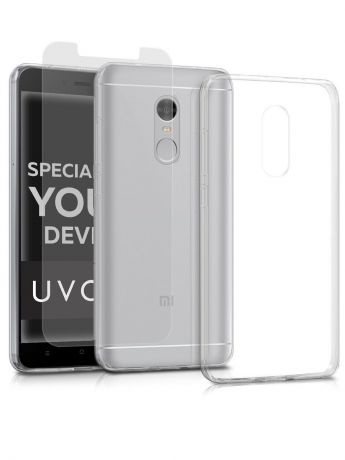 Чехол для сотового телефона UVOO "Carbon kit" для Xiaomi Redmi Note 4, прозрачный