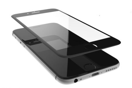 Защитное стекло ТЕХПАК для iPhone 6 Plus/6s Plus, черный