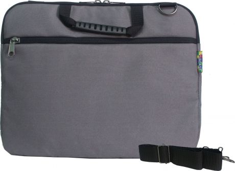Сумка для ноутбука Vivacase Business Slim 14", VCN-CBSL14-gr, серый