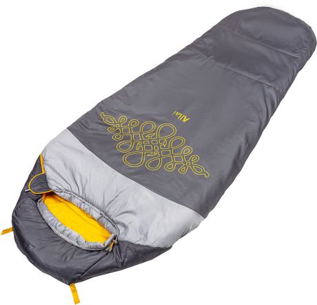 Спальный мешок Nova Tour Алтай -10 V3, левосторонняя молния, 96181, серый, размер L (185 см)