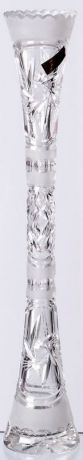 Ваза Bohemia Crystal, цвет: прозрачный, высота 40 см. 34159
