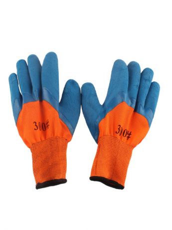 Перчатки хозяйственные L.A.G. 300, синий, оранжевый